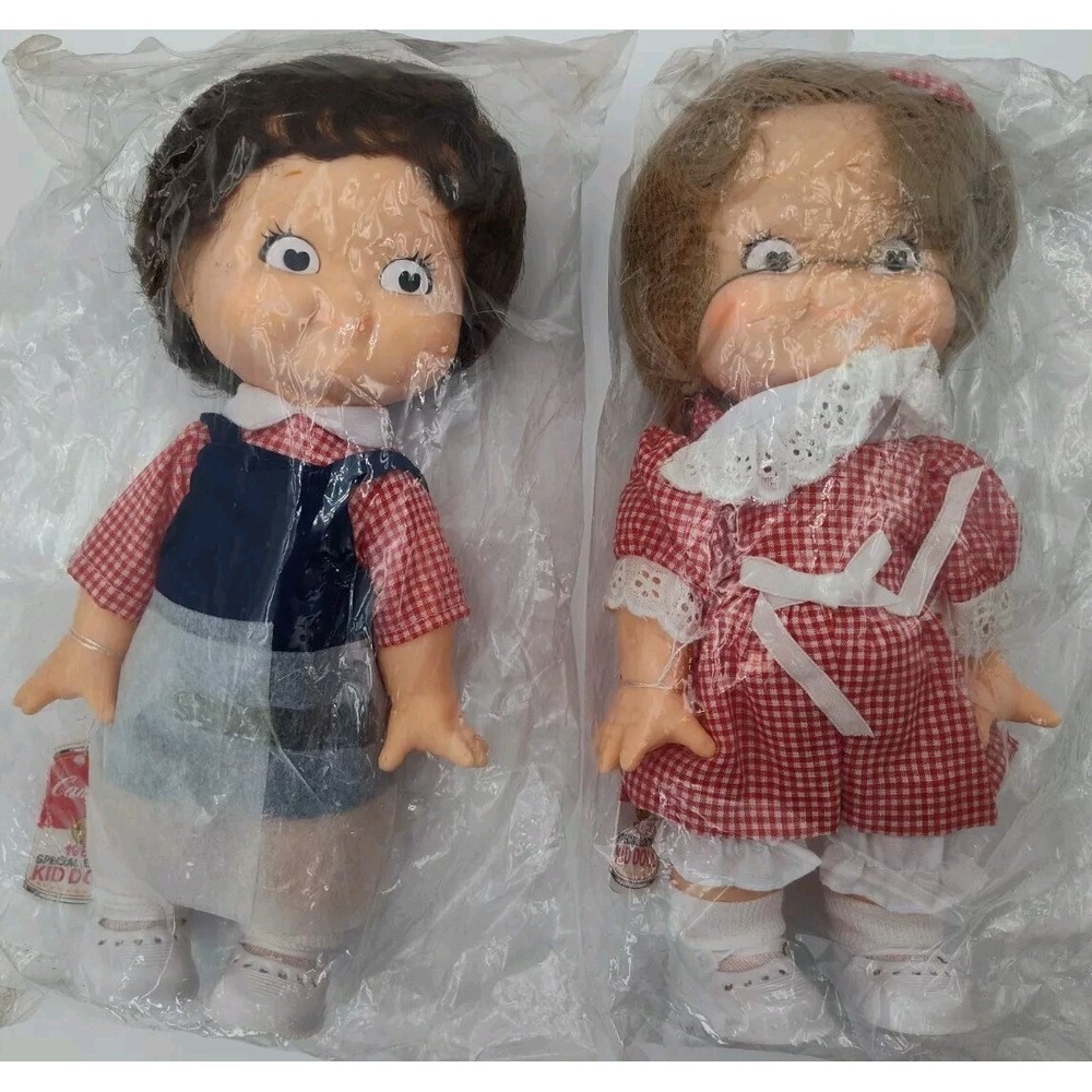 Campbell Soup Kids‎ Baby Dolls VTG 1988 Set Of 2 Special Edition NEW 📸SEE ALL📏